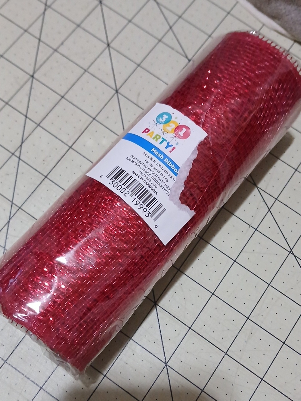 Deco Mesh - Red